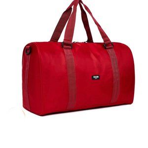 Reason Unisex Red Adjustable Strap Full Zip Traveling Duffle Bag One Size